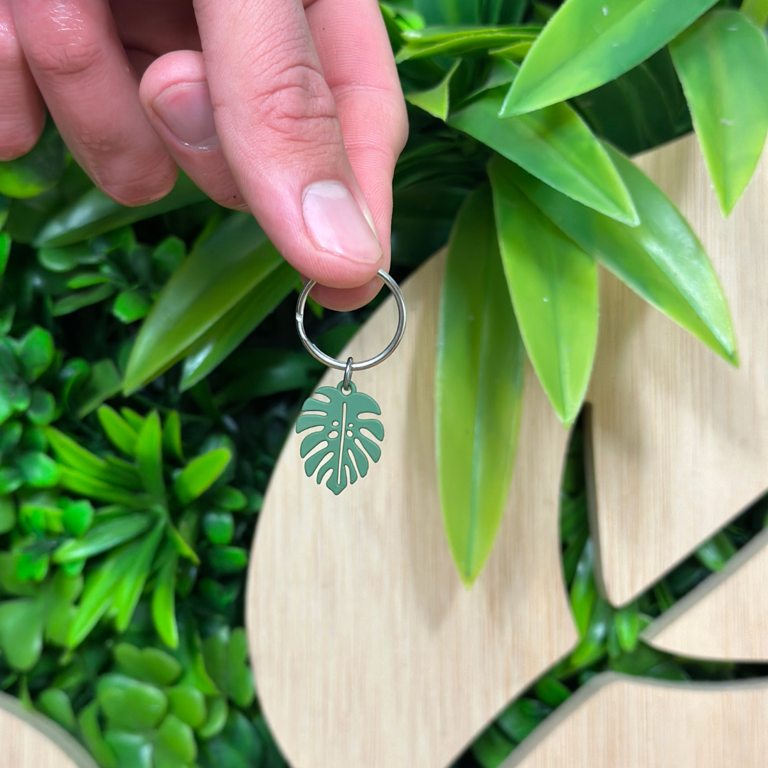 Mini Porte-clé Feuille de Monstera 🌿