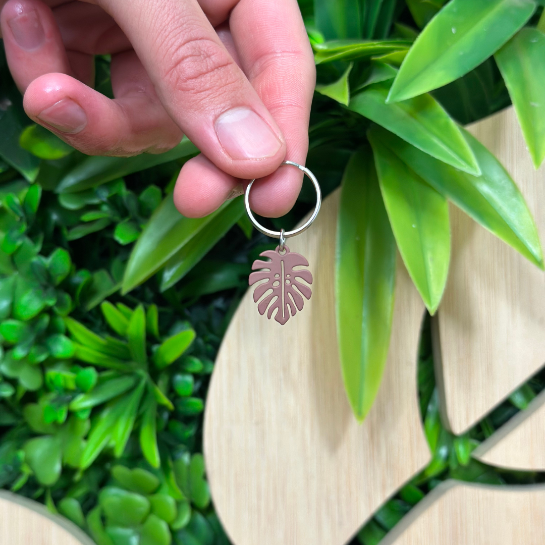 Mini Porte-clé Feuille de Monstera 🌿