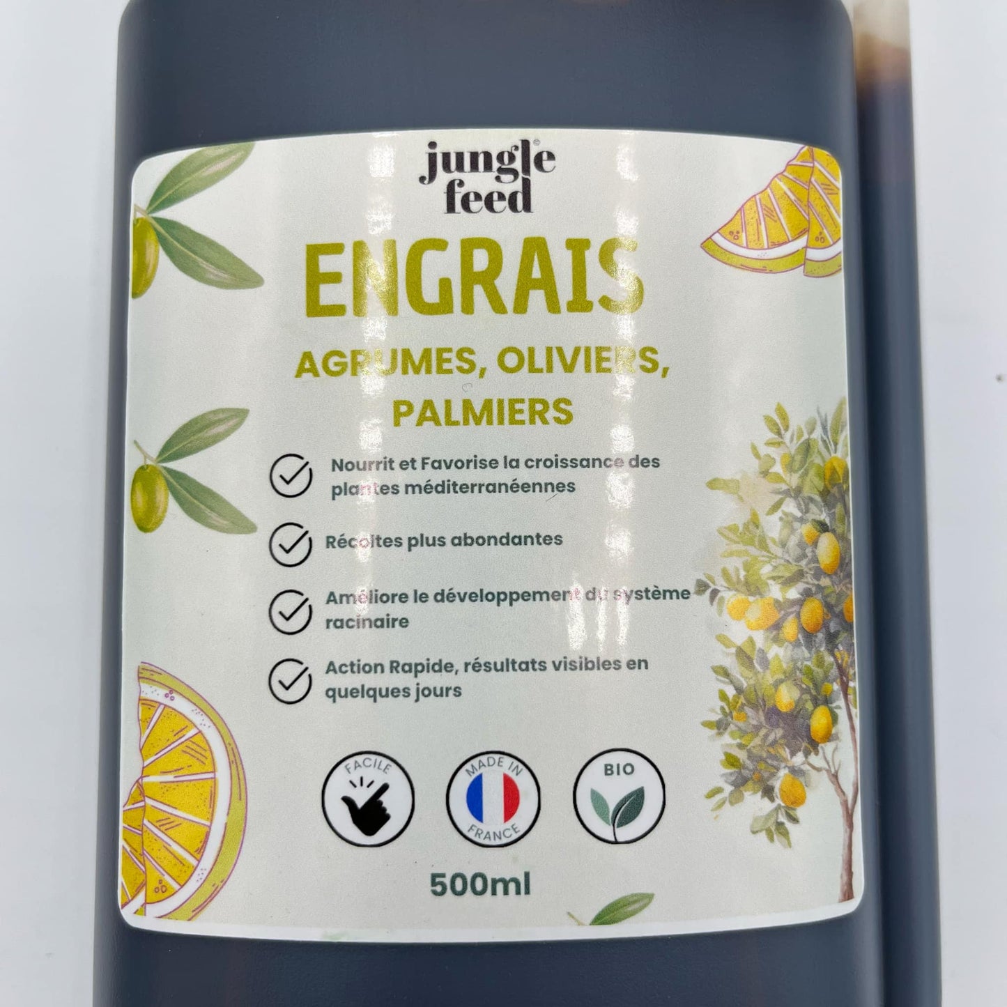 Engrais bio plantes méditerranéennes – agrumes, oliviers et palmiers - 500 ml